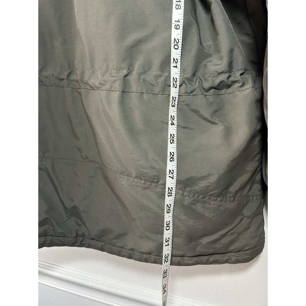 Pacific Trail Jacket Mens XL Grey/Green Hooded Full Zip Fleece Lined Winter Warm - Picture 8 of 9